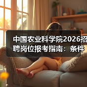 中国农业科学院2026招聘岗位报考指南：条件与流程详解(图2)