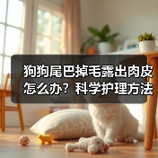 狗狗尾巴掉毛露出肉皮怎么办?科学护理方法解析(图2) 狗狗尾巴掉毛露出肉皮怎么办?科学护理方法解析(图2)