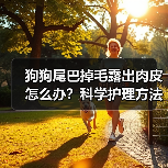 狗狗尾巴掉毛露出肉皮怎么办？科学护理方法解析 - 辰飞雨新生家伴