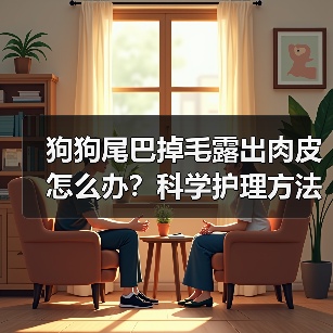 狗狗尾巴掉毛露出肉皮怎么办?科学护理方法解析(图4) 狗狗尾巴掉毛露出肉皮怎么办?科学护理方法解析(图4)