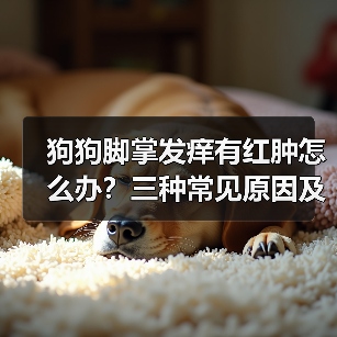 狗狗脚掌发痒有红肿怎么办?三种常见原因及护理指南(图3) 狗狗脚掌发痒有红肿怎么办?三种常见原因及护理指南(图3)
