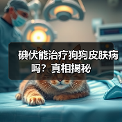 碘伏能治疗狗狗皮肤病吗？真相揭秘