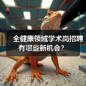 全健康领域学术岗招聘有哪些新机会？(图3)