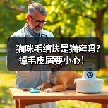猫咪毛结块是猫癣吗?掉毛皮屑要小心!(图2) 猫咪毛结块是猫癣吗?掉毛皮屑要小心!(图2)