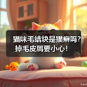 猫咪毛结块是猫癣吗?掉毛皮屑要小心!(图3) 猫咪毛结块是猫癣吗?掉毛皮屑要小心!(图3)