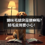 猫咪毛结块是猫癣吗?掉毛皮屑要小心!(图4) 猫咪毛结块是猫癣吗?掉毛皮屑要小心!(图4)