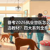 备考2026执业兽医怎么选教材?四大系列全覆盖+超值优惠轻松应对!(图3) 备考2026执业兽医怎么选教材?四大系列全覆盖+超值优惠轻松应对!(图3)