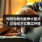 预算有限也能养大型犬？这些经济实惠品种值得考虑(图2)