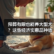 预算有限也能养大型犬？这些经济实惠品种值