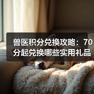 兽医积分兑换攻略：70分起兑换哪些实用礼品？(图3)