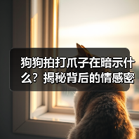 狗狗拍打爪子在暗示什么？揭秘背后的情感密码！(图4)