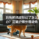 狗狗抓挠皮肤烂了怎么办？正确护理步骤避免感染 - 辰飞雨新生家伴