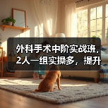 外科手术中阶实战班，2人一组实操多，提升