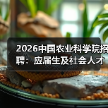 2026中国农业科学院招聘：应届生及社会人才就业机会盘点 - 辰飞雨新生家伴