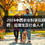 2026中国农业科学院招聘:应届生及社会人才就业机会盘点(图3) 2026中国农业科学院招聘:应届生及社会人才就业机会盘点(图3)