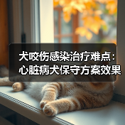 犬咬伤感染治疗难点：心脏病犬保守方案效果