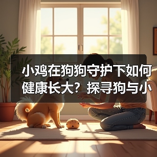 小鸡在狗狗守护下如何健康长大？探寻狗与小鸡的共生关系 - 辰飞雨新生家伴