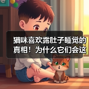 猫咪喜欢露肚子睡觉的真相！为什么它们会这样做？ - 辰飞雨新生家伴