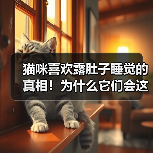 猫咪喜欢露肚子睡觉的真相!为什么它们会这样做?(图2) 猫咪喜欢露肚子睡觉的真相!为什么它们会这样做?(图2)