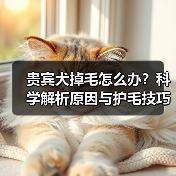 贵宾犬掉毛怎么办？科学解析原因与护毛技巧(图1)