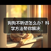 狗狗不听话怎么办？科学方法帮你解决 - 辰飞雨新生家伴