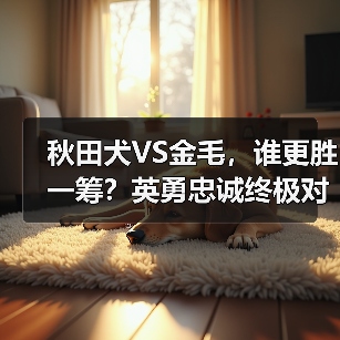 秋田犬VS金毛，谁更胜一筹？英勇忠诚终极