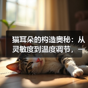 猫耳朵的构造奥秘:从灵敏度到温度调节,一文全解析(图2) 猫耳朵的构造奥秘:从灵敏度到温度调节,一文全解析(图2)