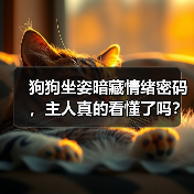 狗狗坐姿暗藏情绪密码，主人真的看懂了吗？(图2)