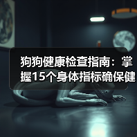 狗狗健康检查指南:掌握15个身体指标确保健康(图2) 狗狗健康检查指南:掌握15个身体指标确保健康(图2)