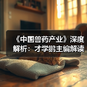 《中国兽药产业》深度解析：才学鹏主编解读行业趋势(图3)