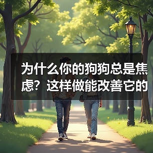 为什么你的狗狗总是焦虑？这样做能改善它的心理健康 - 辰飞雨新生家伴