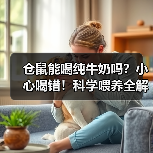 仓鼠能喝纯牛奶吗?小心喝错!科学喂养全解析(图1) 仓鼠能喝纯牛奶吗?小心喝错!科学喂养全解析(图1)