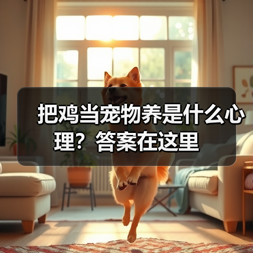 把鸡当宠物养是什么心理？答案在这里(图1)