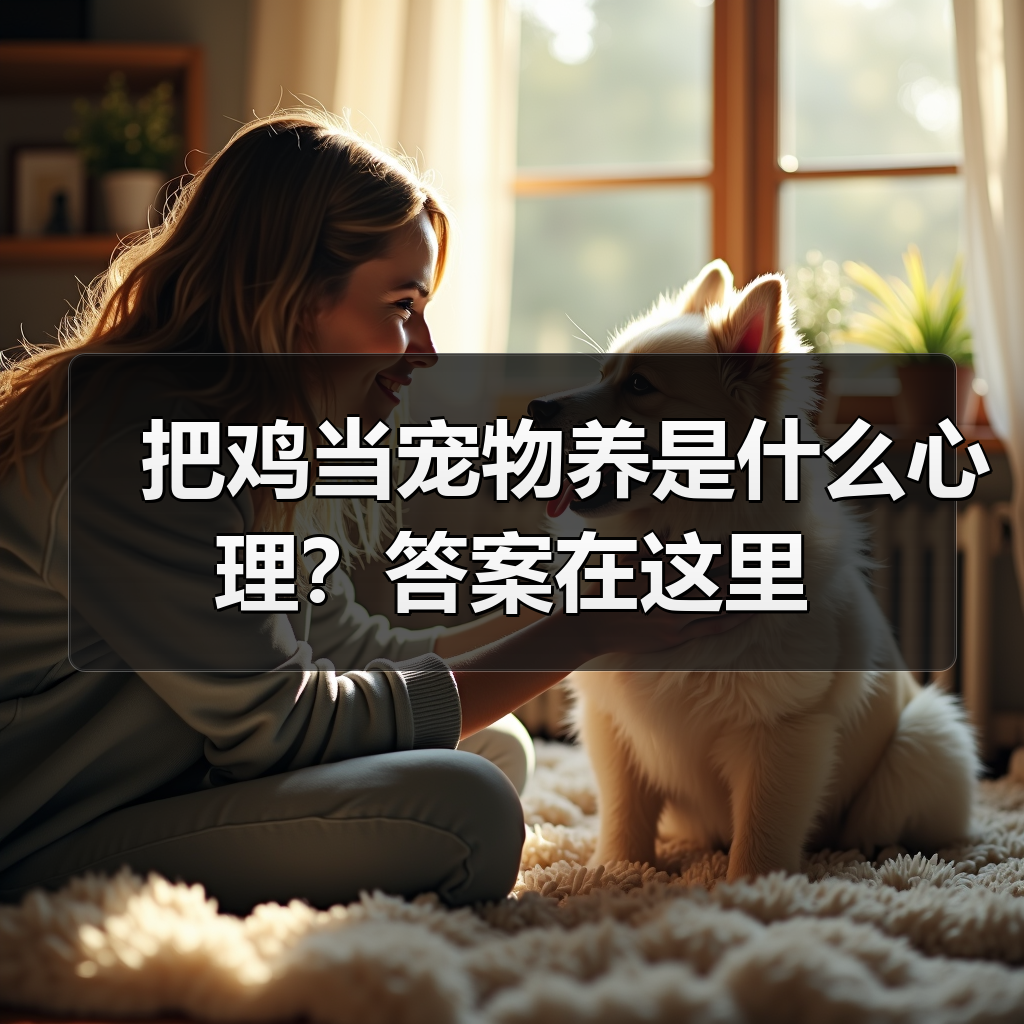 把鸡当宠物养是什么心理？答案在这里(图2)