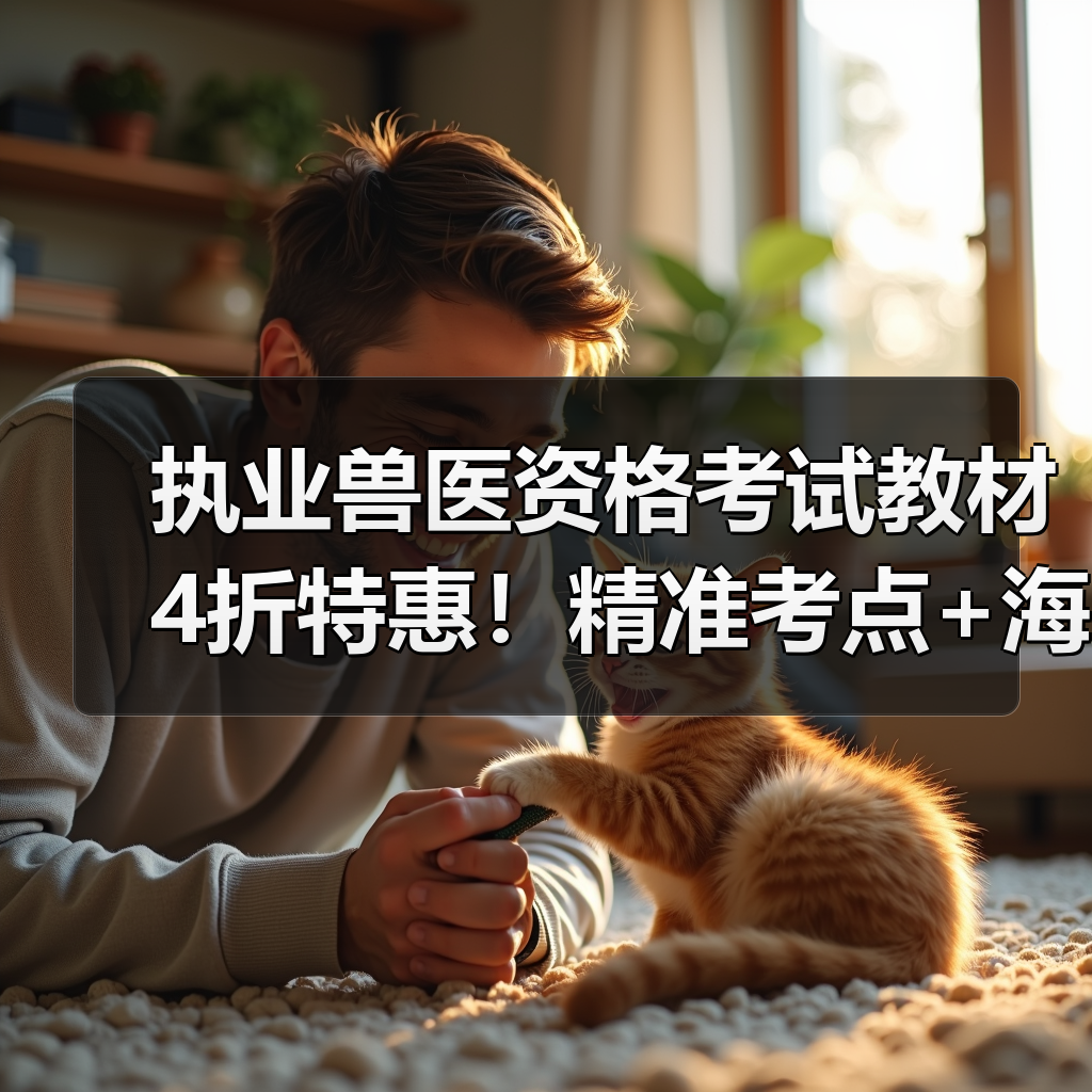 执业兽医资格考试教材4折特惠！精准考点+海量题库高效备考指南(图3)