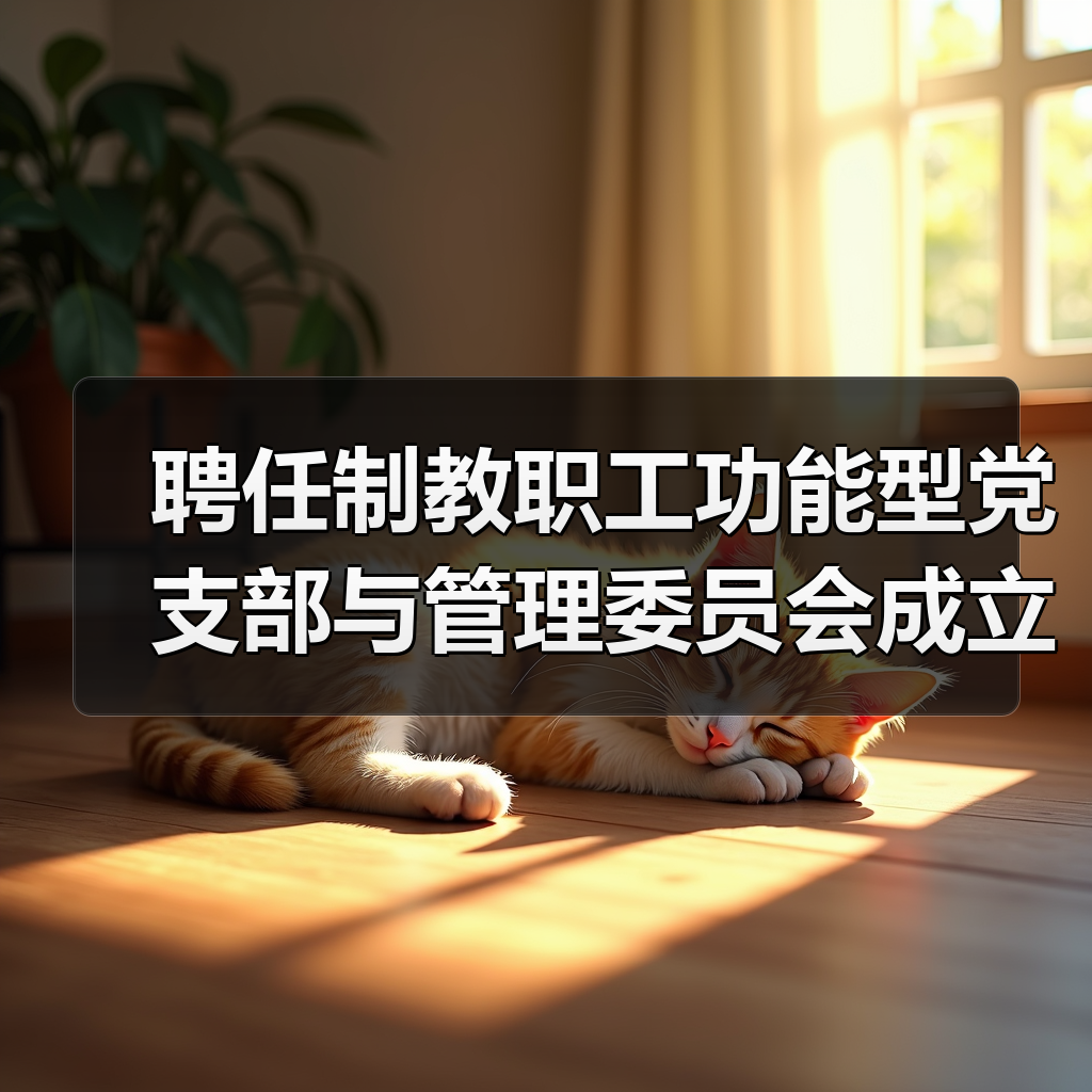 聘任制教职工功能型党支部与管理委员会成立,如何助力党建引领高效治理?(图2) 聘任制教职工功能型党支部与管理委员会成立,如何助力党建引领高效治理?(图2)