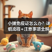 小猫免疫证怎么办?详细流程+注意事项全解析(图4) 小猫免疫证怎么办?详细流程+注意事项全解析(图3)