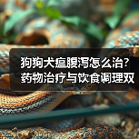 狗狗犬瘟腹泻怎么治？药物治疗与饮食调理双管齐下(图1)