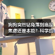 狗狗突然钻角落到底是焦虑还是本能?科学应对方法揭秘(图2) 狗狗突然钻角落到底是焦虑还是本能?科学应对方法揭秘(图2)