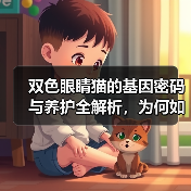 双色眼睛猫的基因密码与养护全解析，为何如此迷人？(图1)