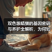 双色眼睛猫的基因密码与养护全解析，为何如此迷人？(图3)