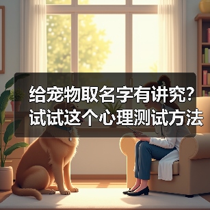给宠物取名字有讲究？试试这个心理测试方法 - 辰飞雨新生家伴