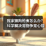 我家猫狗抢食怎么办？科学解决宠物争宠心理问题 - 辰飞雨新生家伴