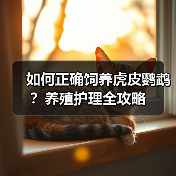 如何正确饲养虎皮鹦鹉?养殖护理全攻略(图1) 如何正确饲养虎皮鹦鹉?养殖护理全攻略(图1)