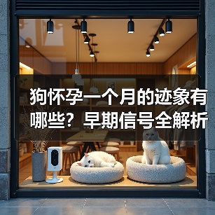 狗怀孕一个月的迹象有哪些？早期信号全解析(图2)