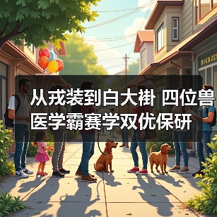 从戎装到白大褂 四位兽医学霸赛学双优保研(图4)