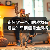 狗怀孕一个月的迹象有哪些？早期信号全解析(图4)