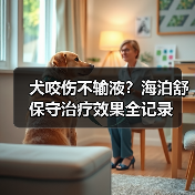 犬咬伤不输液?海泊舒保守治疗效果全记录(图2) 犬咬伤不输液?海泊舒保守治疗效果全记录(图1)