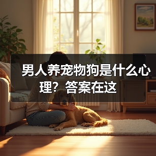 男人养宠物狗是什么心理？答案在这(图1)
