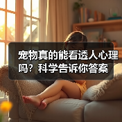 宠物真的能看透人心理吗？科学告诉你答案 - 辰飞雨新生家伴